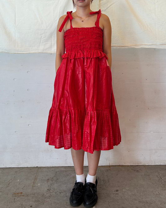 2-in-1 ドレススカート - Red