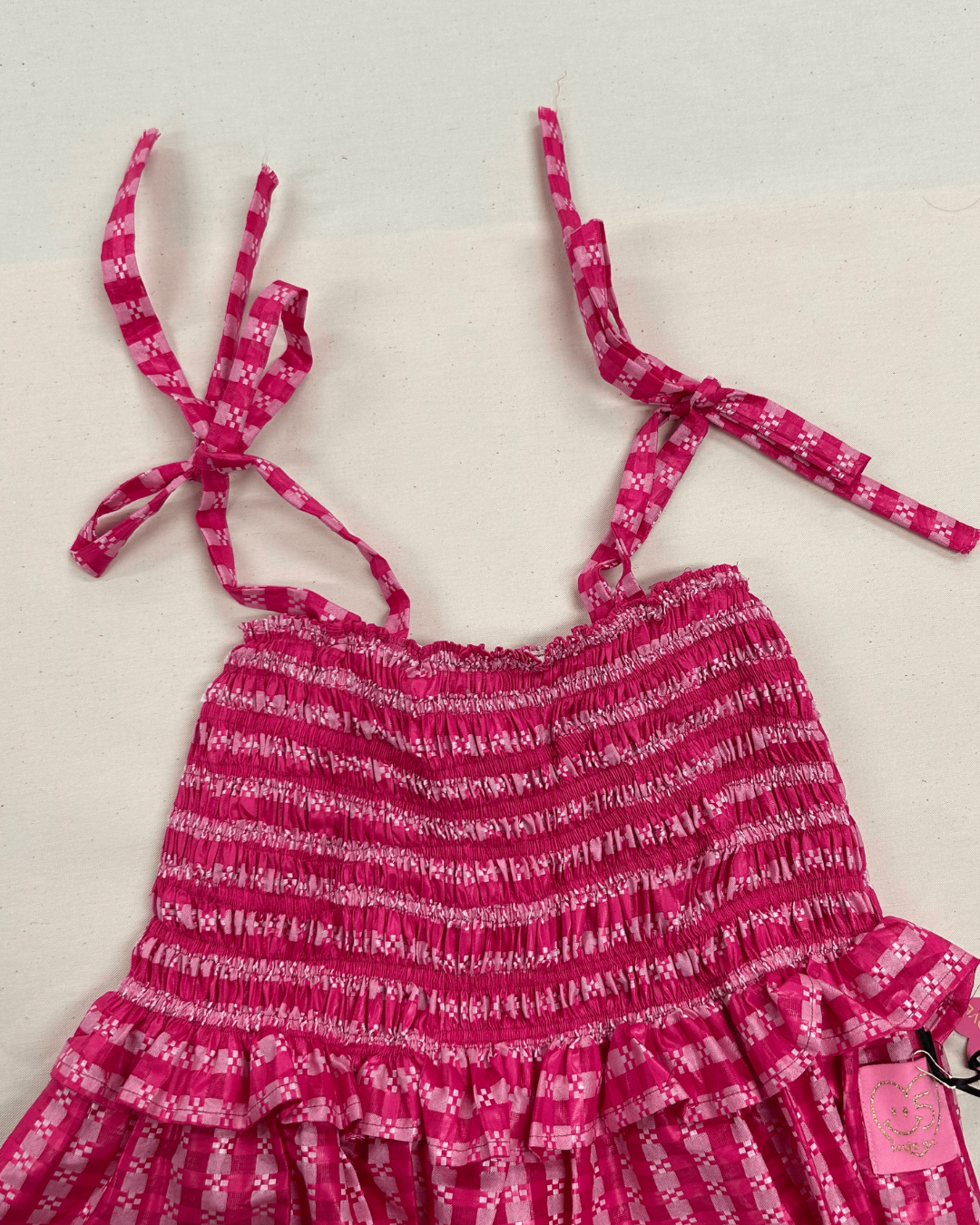 2 in 1 Elastic Long Dress - Pink
