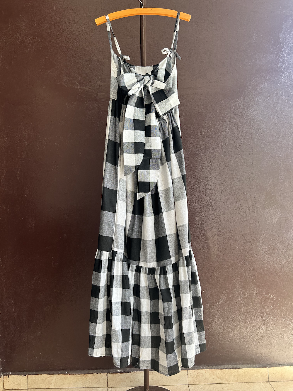 オープンバックリボンドレス / クロスカラー(Size 1)
