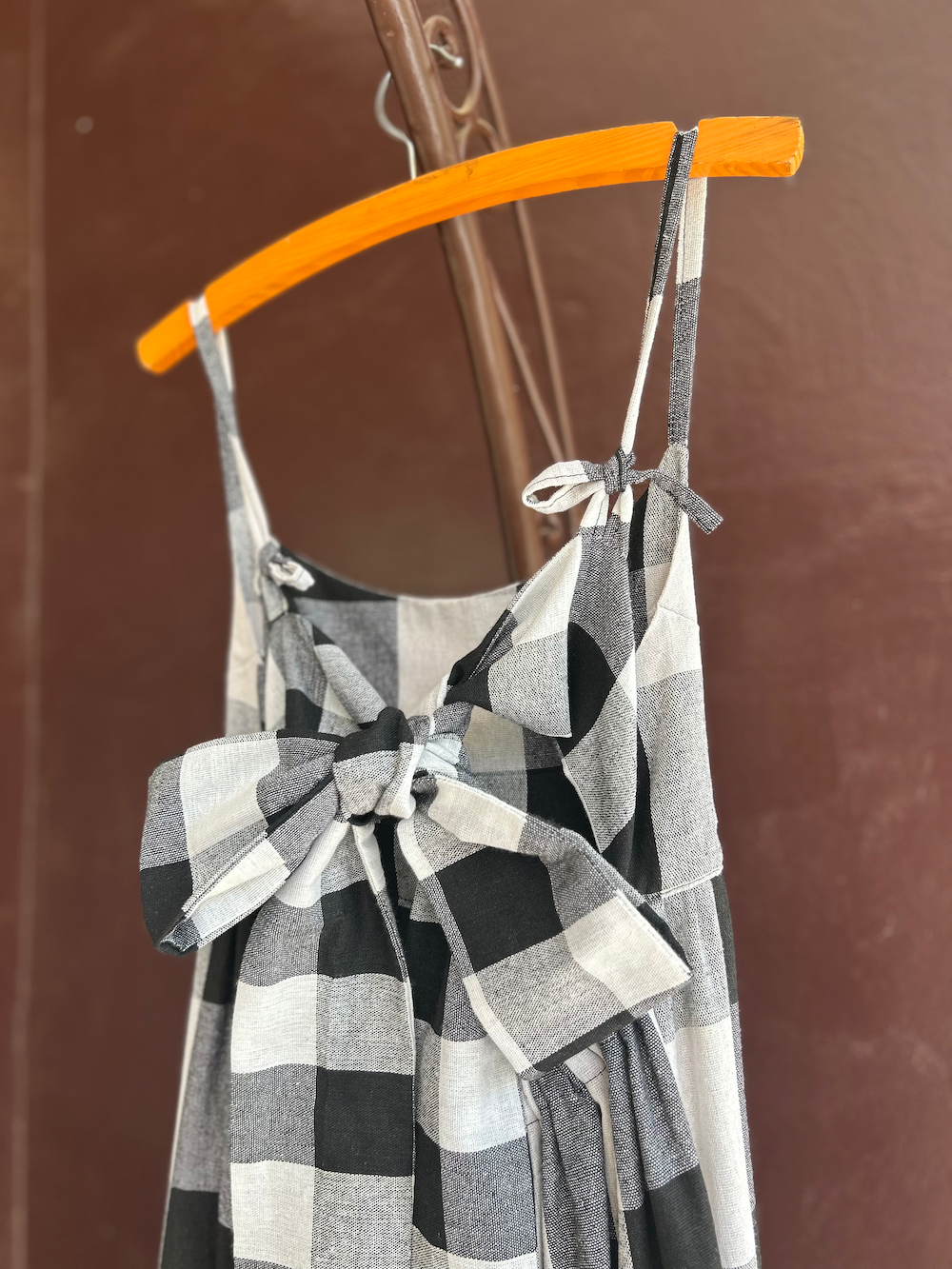 オープンバックリボンドレス / クロスカラー(Size 1)