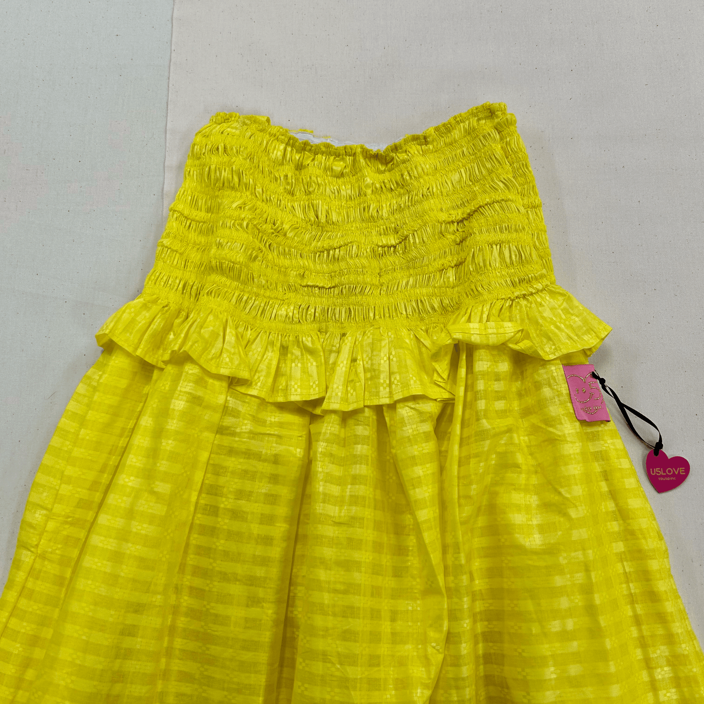 2-in-1 ドレススカート - Yellow