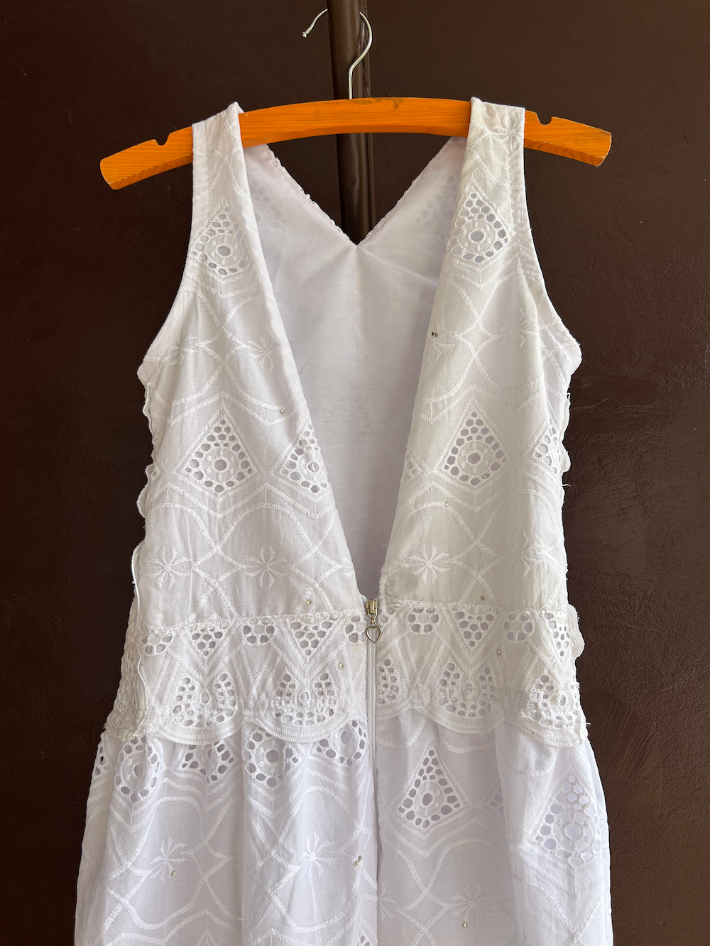 Wedding tank dress (white lace)