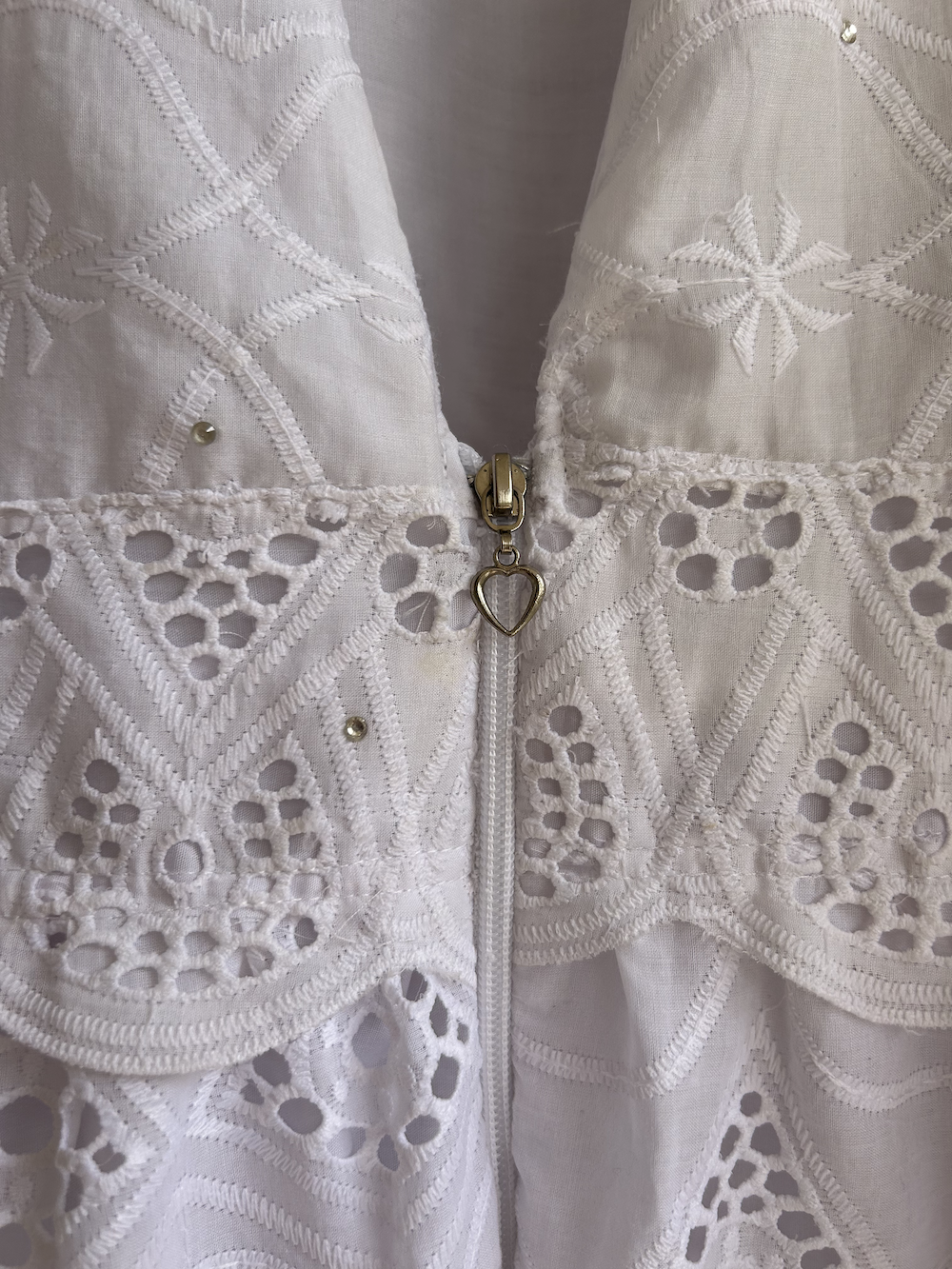 Wedding tank dress (white lace)