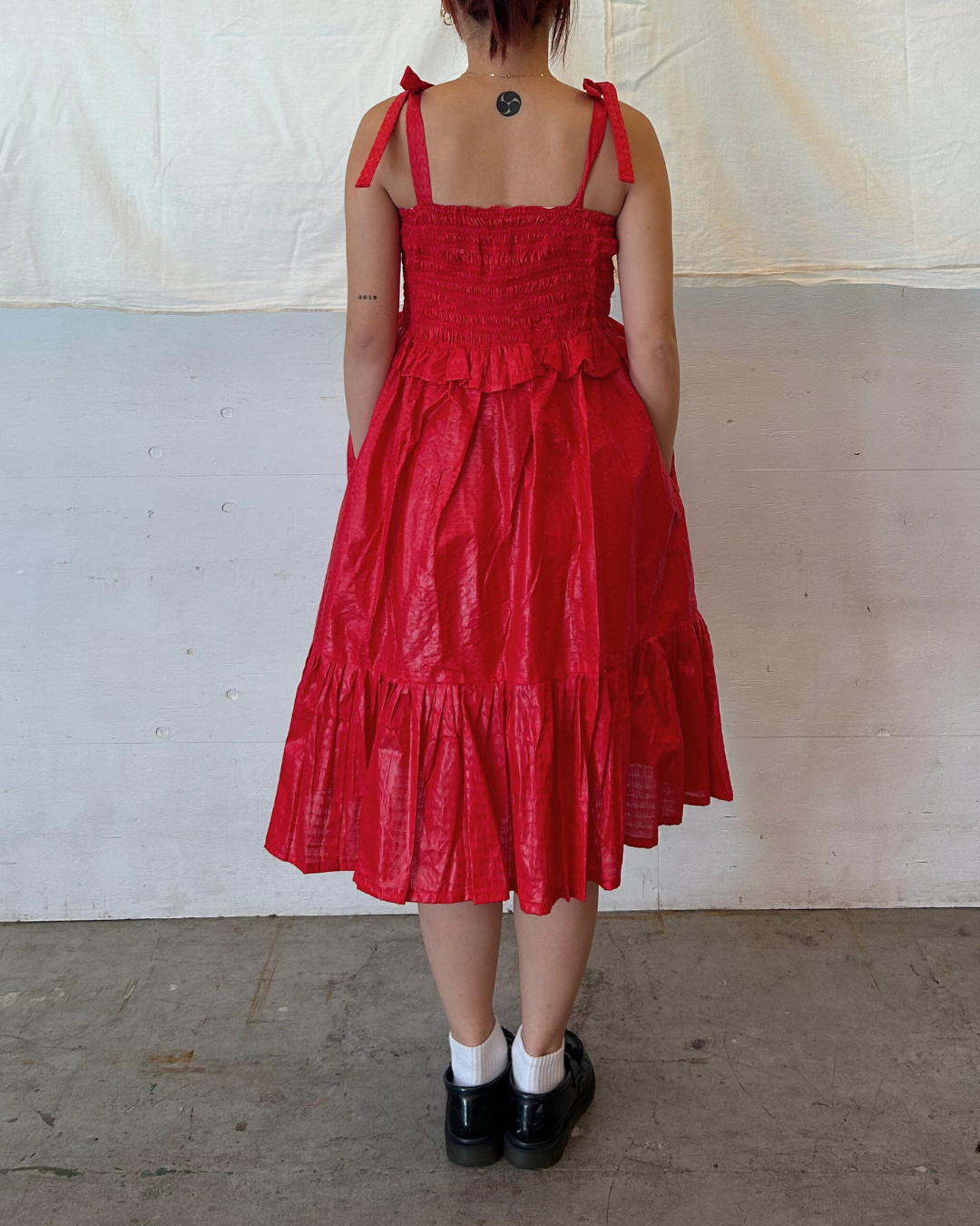 2-in-1 ドレススカート - Red
