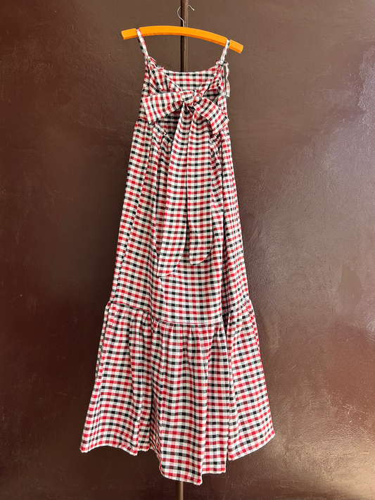 オープンバックリボンドレス / Size 2