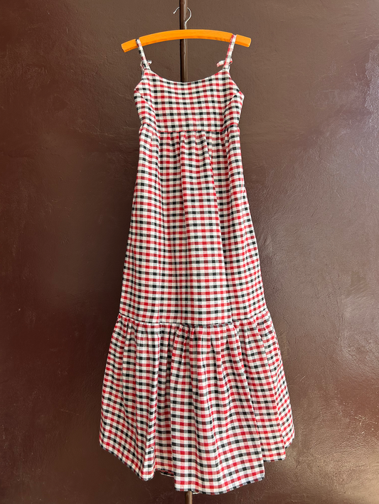 オープンバックリボンドレス / Size 2